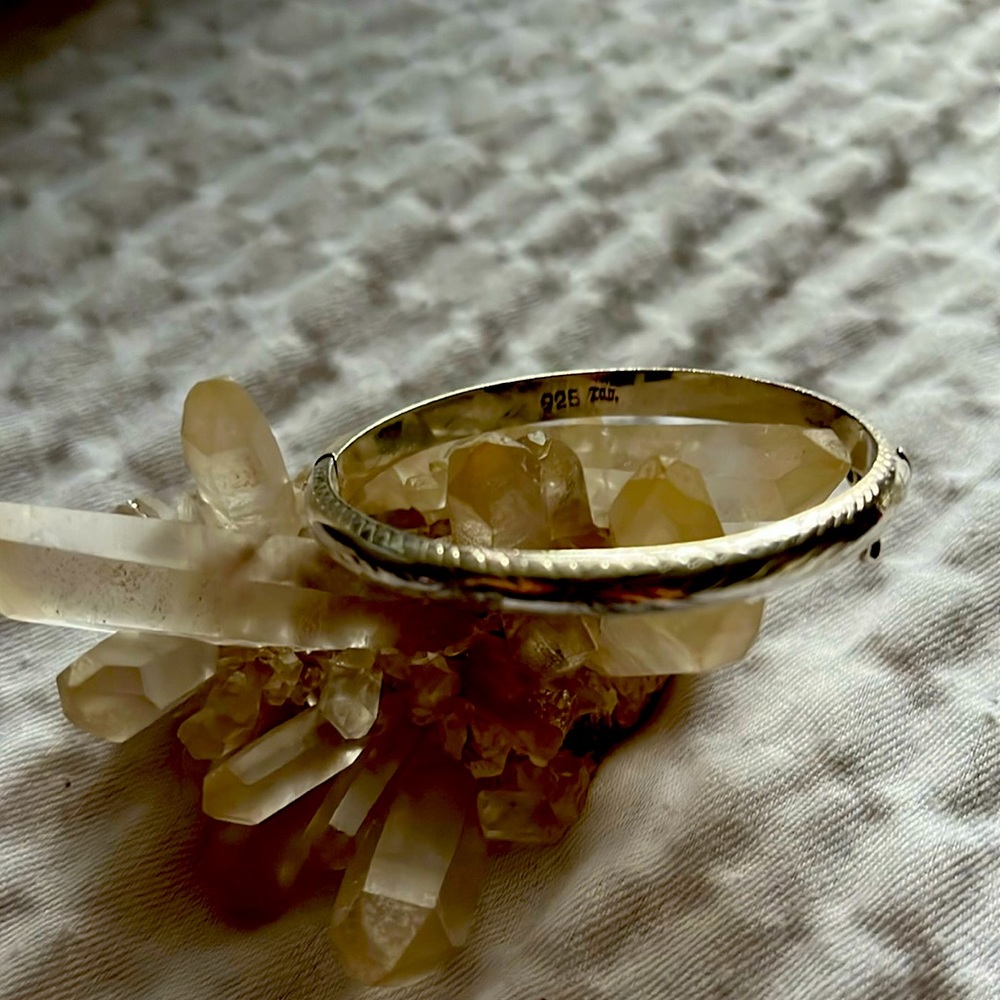 Small child’s sterling bangle